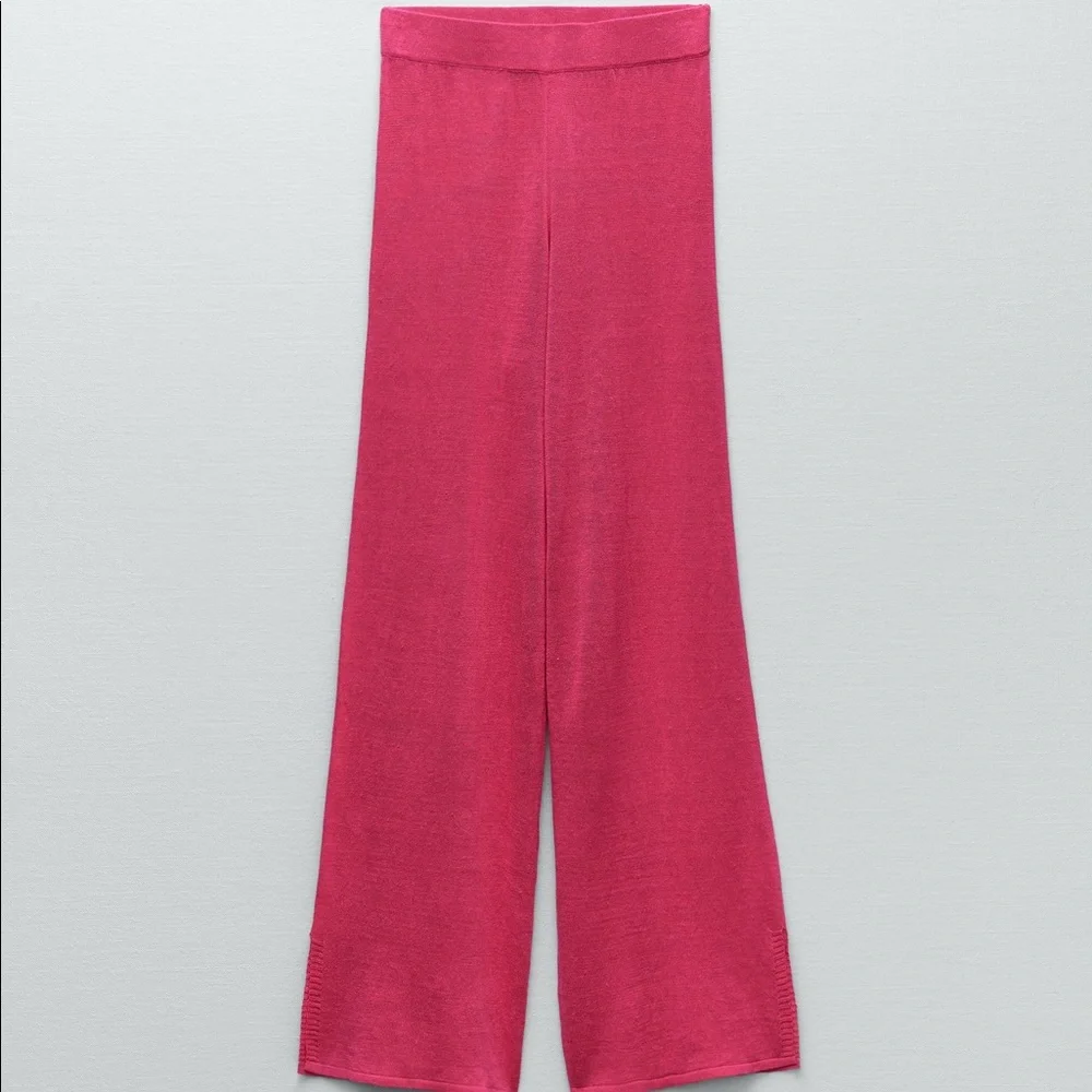 ZARA LINEN KNIT PANTS‎